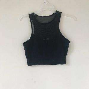 Charlotte Russe Mesh Crop Top